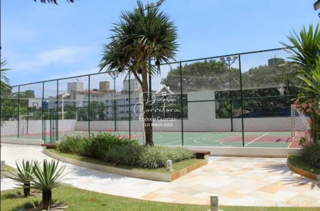 Imagem Apartamento à venda em Guarujá-SP, Vila Alzira: 3 quartos, 1 suíte, 2 salas, 2 banheiros, 2 vagas de garagem, 126m².