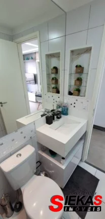 Imagem Apartamento moderno à venda ou locação na Vila Invernada, São Paulo-SP: 2 quartos, 1 sala, 1 banheiro e 38m² de área!