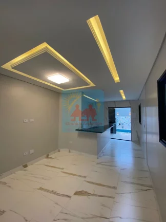 Imagem Sobrado no Tupi em Praia Grande/SP, 3 dormitórios, churrasqueira, R$ 880mil