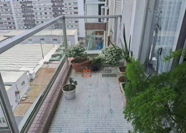 Imagem Apartamento com 2 dormitórios à venda, 90 m² por R$ 580.000,00 - Gonzaga - Santos/SP