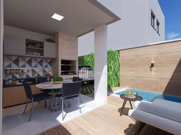 Imagem LANÇAMENTO: casa duplex com 4 dormitórios à venda por R$ 498.990.000 - Condomínio VILLAGE EUROPA - Uruguai - Teresina/PI