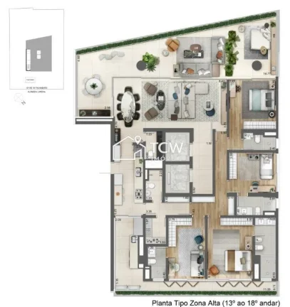 Imagem Apartamento Alto Padrão 4 dorm