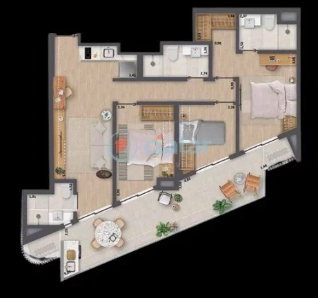 Imagem Apartamento à venda 2 Quartos 2 Suites 49.01M Copacabana Rio de Janeiro - RJ | Be in Rio Arpoador