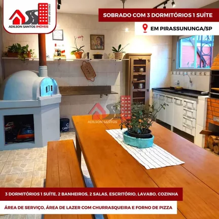 Imagem Sobrado com 3 dorms, Centro, Pirassununga - R$ 760 mil, Cod: 4