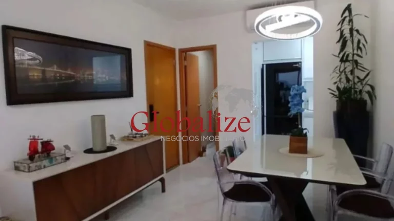 Imagem Apartamento com 83m², 2 suítes, varanda com vista para o mar e para a cidade no Gonzaga à venda por R$1.476.000,00.