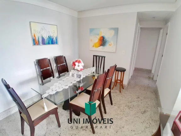 Imagem Excelente apartamento de 3 quartos com suíte, varanda, garagem e lazer no Centro de Guarapari