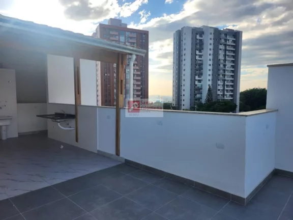 Imagem Cobertura para Venda em Santo André, Vila Assunção, 3 dormitórios, 1 suíte, 2 banheiros, 2 vagas