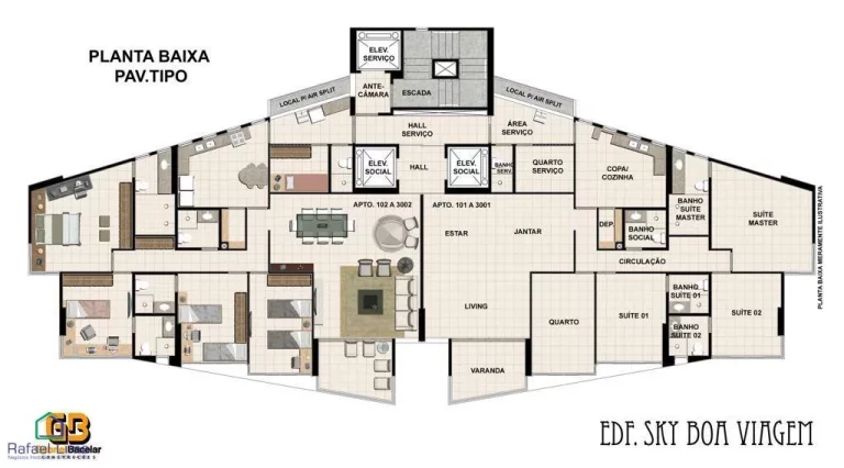 Apartamento 4 Quartos Recife - PE - Boa Viagem