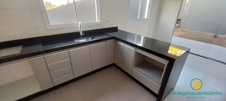 Imagem Casa nova, 3 dormitórios, (1 suíte) ótimo acabamento em condomínio