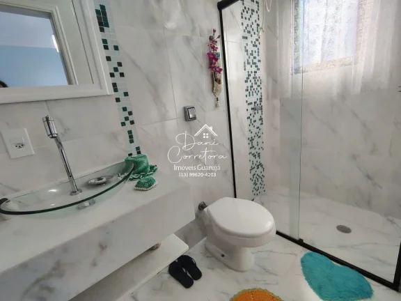 Imagem Apartamento com vista para o mar e lazer na Enseada, Guarujá-SP: 3 quartos, 1 suíte, 2 salas, 2 banheiros, 1 vaga, 106m². Venha conferir!