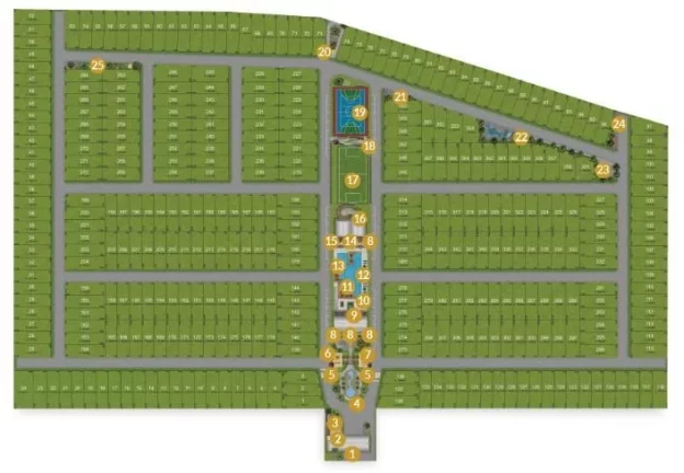 Imagem Costa do Sol Condomínio Clube - Terreno à venda no bairro Beira Rio - Biguaçu/SC