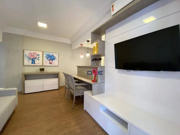 Imagem Apartamento com 1 dormitório para alugar, 56 m² por R$ 5.400,00/mês - Boqueirão - Santos/SP