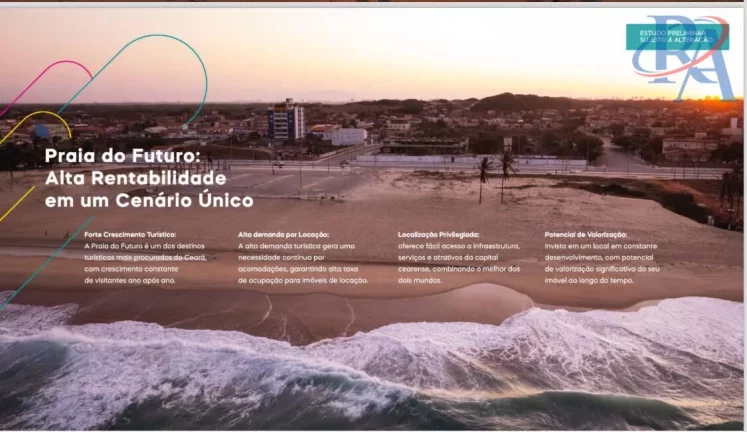 Apartamento para Venda em Fortaleza, Praia do futuro, 2 dormitórios, 1 suíte, 2 banheiros, 1 vaga