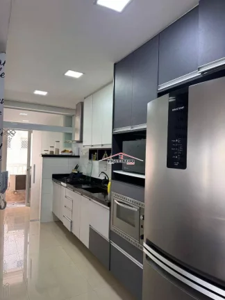 Imagem Apartamento com 2 dormitórios para alugar, 80 m² por R$ 5.500,02/mês - Aviação - Praia Grande/SP