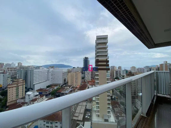 Imagem Apartamento com 2 Suites à venda, 98 m² por R$ 1.260.000 - Gonzaga - Santos/SP