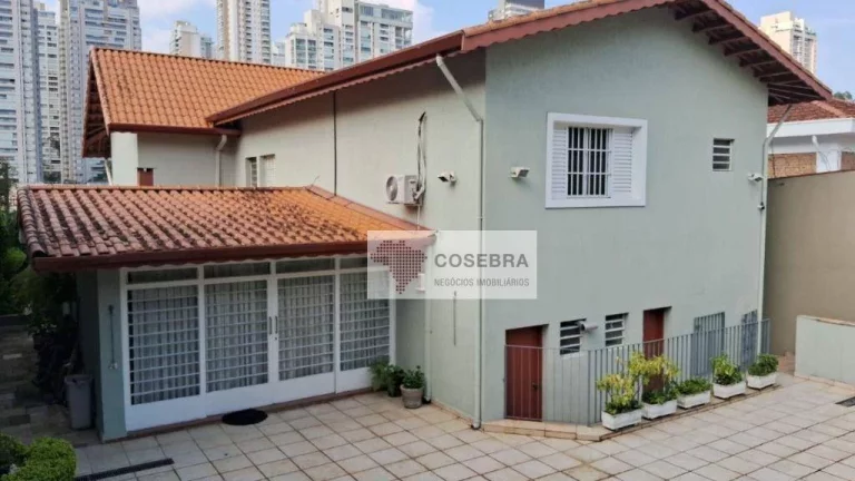 Imagem Casa com 5 dormitórios, 465 m² - venda por R$ 2.500.000,00 ou aluguel por R$ 18.500,00/mês - Brooklin - São Paulo/SP