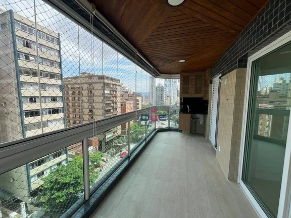 Imagem Apartamento com 3 dormitórios à venda, 154 m² por R$ 1.650 - Embaré - Santos/SP