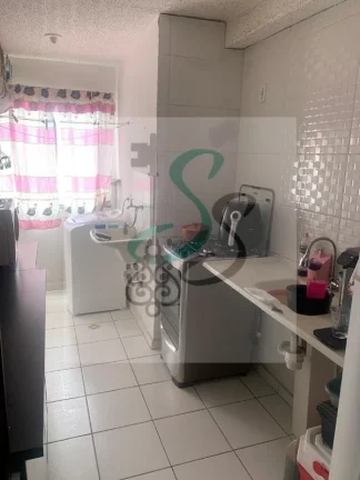 Imagem Venda de apartamento no Residencial Sirius, Campinas. 2 dormitórios, sala, cozinha com lavanderia, banheiro, vaga de garagem,