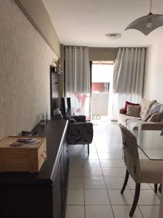 Imagem Apartamento em Manaíra . Com varanda e vista parcial do mar. Dependência