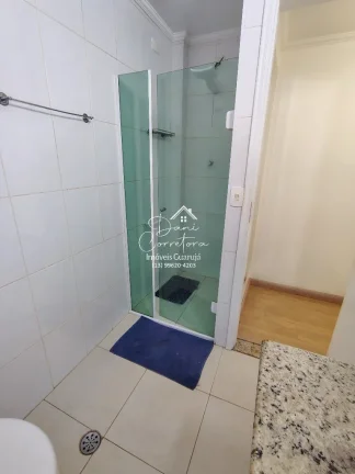 Imagem Oportunidade única: Apartamento Pitangueiras com sacada, vaga e vista para o mar - 1 quarto, 2 salas, 1 banheiro, 1 vaga de garagem, 52,00 m²!