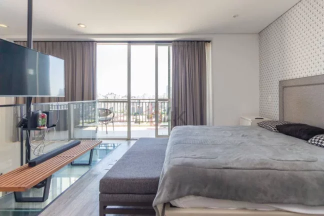 Imagem Meta Title: Cobertura Geo Berrini: 108m² de Skyline e Rentabilidade no Brooklin