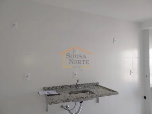 Imagem Apartamento novo, com 2 dormitórios, 1 banheiro, 1 vaga de garagem e 51m² de área útil. Os cômo...
