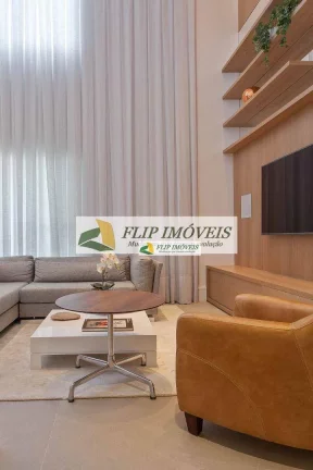 Imagem Cobertura mobilhada p venda 144 m² pé direito duplo com 3 quartos no miolo do Cambuí - Campinas - SP