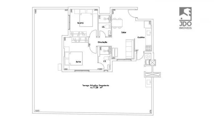 Imagem Apartamento Garden a Venda no bairro Rebouças - Curitiba, PR