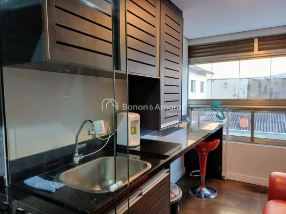 Imagem Apartamento mobiliado à venda no MaxHaus Cambuí I I, localizado na Rua Liraucio Gomes, 230, em uma...