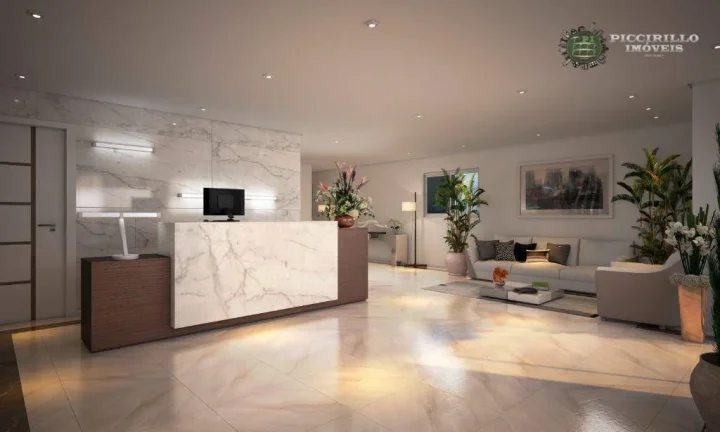 Imagem Apartamento com 1 dormitório à venda, 37 m² por R$ 353.100,00 - Vila Guilhermina - Praia Grande/SP