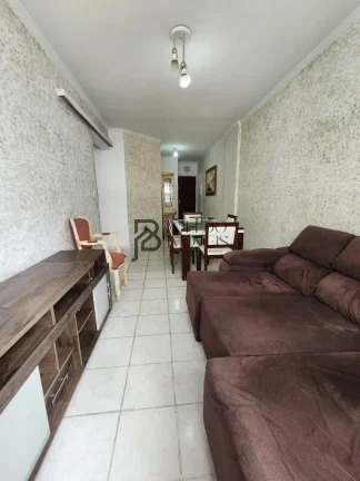 Imagem Apartamento Semi mobiliado com 2 Dormitórios no bairro Guilhermina - Praia Grande