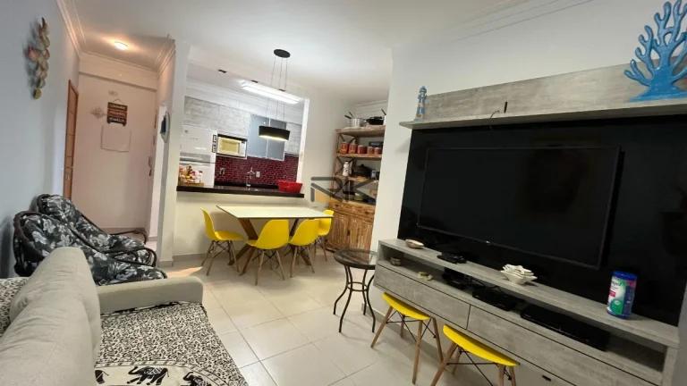 Imagem APARTAMENTO PRAIA GRANDE com 2 dormitórios sendo 1 suíte,1 vaga de garagem,sala 2 ambientes,varanda gourmet com churrasqueira
