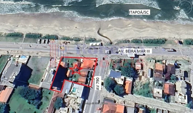 Imagem Terreno Frente Mar em Itapoá/SC