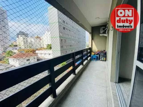 Imagem Apartamento com 1 dormitório à venda, 63 m² por R$ 309.000,00 - Centro - São Vicente/SP