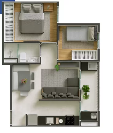Imagem APARTAMENTO RESIDENCIAL em São Paulo - SP, Chácara Califórnia