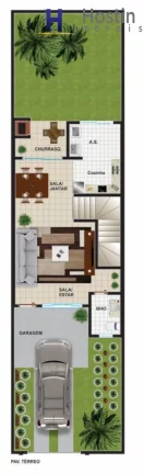 Imagem Sobrado com suíte e dois quarto no centro