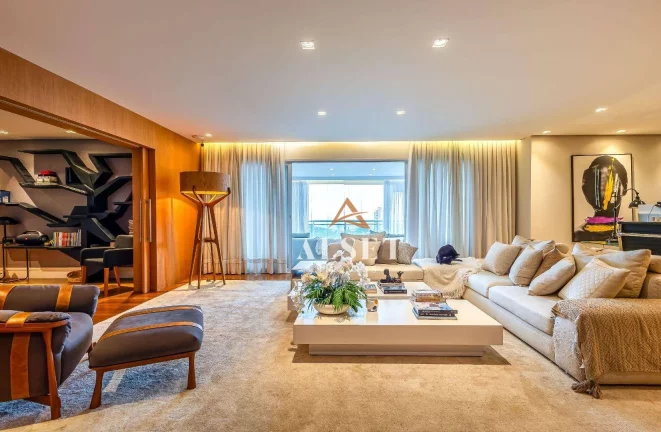 Imagem Apartamento com 3 dormitórios à venda, 355 m² por R$ 4.500.000,00 - Jardim Anália Franco - São Paulo/SP
