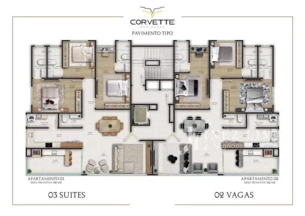 Imagem Apartamento 3 Quartos para Venda em Itapema, meia praia, 3 dormitórios, 3 suítes, 4 banheiros, 2 vagas