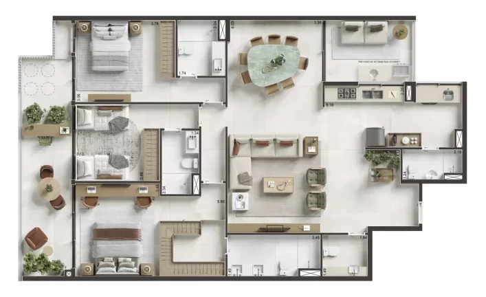 Imagem Apartamento para Venda em Rio de Janeiro / RJ no bairro Ipanema