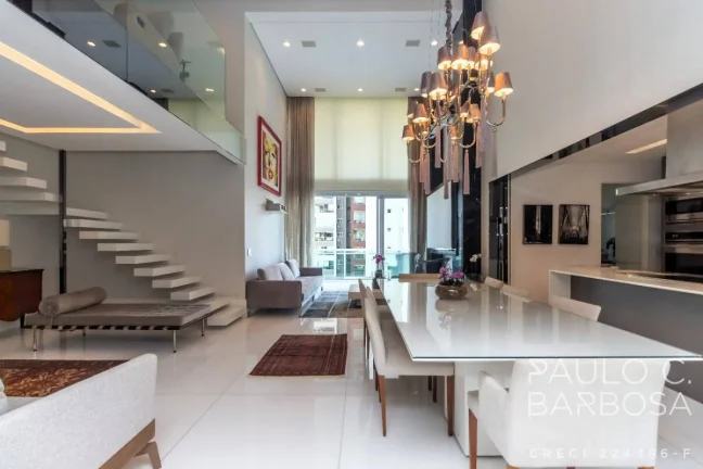 Imagem Campo Belo Venda - 4 Suítes - 4 Vagas - Mobiliado - 254m²