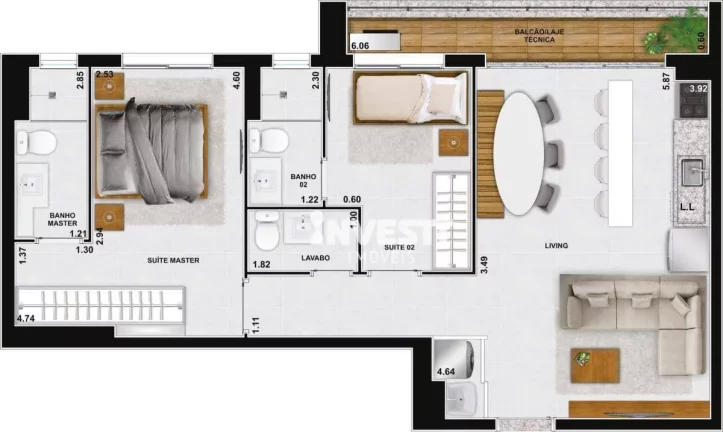 Imagem Apartamento à venda no Setor Marista - Goiânia/GO