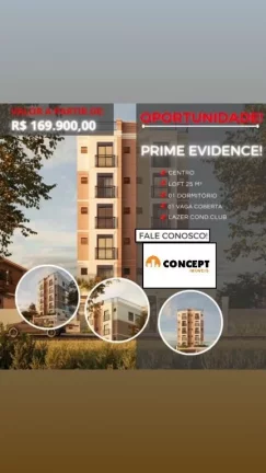 Imagem Apartamentos com 1, 2 e 3 dormitórios, até 60 m² a partir de R$210.544,00 – Centro - Suzano/SP