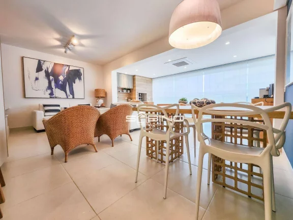 Imagem Apartamento Pé na Areia para Locação, com 3 Dormitórios 1 Suíte 123m² - Riviera de São Lourenço - Bertioga SP