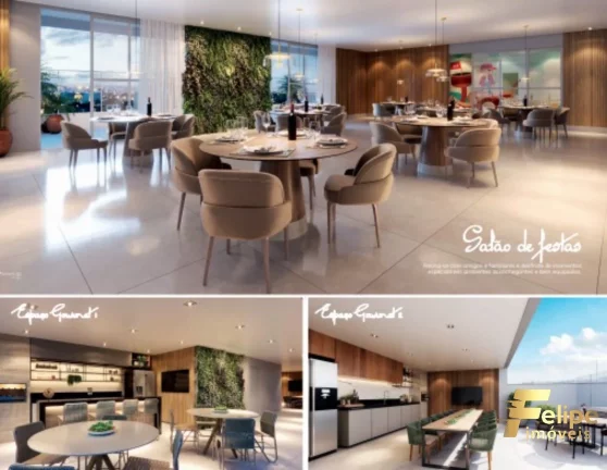 Imagem Um empreendimento localizado a uma quadra do mar, com apartamentos de 2 e 3 quartos na Praia de Peracanga