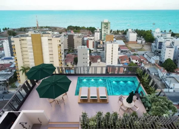 Imagem Flat com 1 dormitório à venda, 26 m² por R$ 406.802,35 - Tambaú - João Pessoa/PB