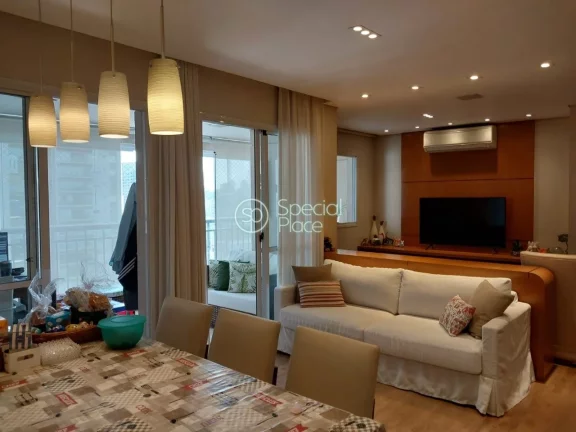 APARTAMENTO A VENDA NO BROOKLIN, PRÓXIMO AO SHOOPING MORUMBI. *AREA 94M2 *SALA COM 3 AMBIENTES *AR ...