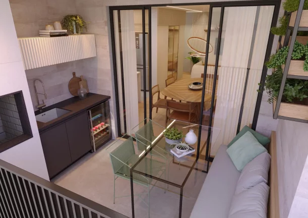 Imagem Apartamento 3 suítes e 2 vagas de garagem no bairro Juvevê