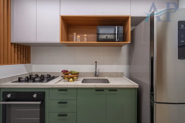 Imagem Apartamento na Guilhermina em Praia Grande Mobiliado e Decorado
