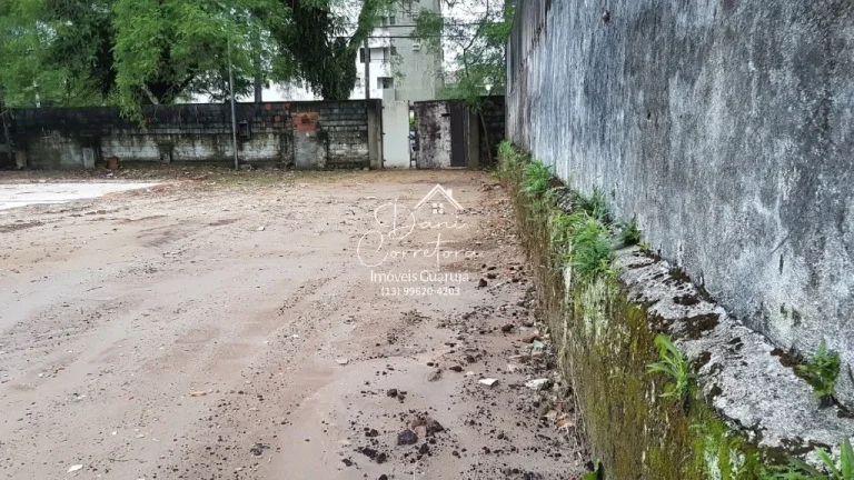 Imagem Terreno comercial para locação em Guarujá-SP, bairro Pitangueiras, 654,00 m² de área.