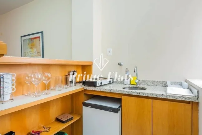 Imagem Flat disponível para venda no Hotel Hampton Park no Jardim Paulista, com 31m², 1 dormitório e 1 vaga
